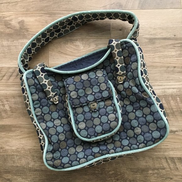 Handmade Retro Upcycled Laptop Bag - Picture 3 of 14